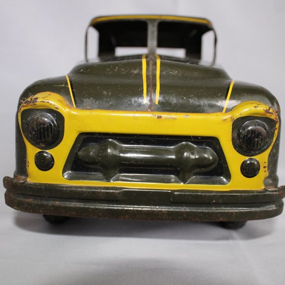 Vintage Marx Toys F268 Green U.S. ARMY 5th DIV Tin Truck - Picture 4 of 16